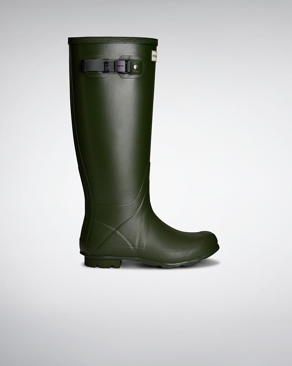 Botas De Altas Hunter Mujer Norris Field Neoprene Lined - Verde - Argentina 8697JVZFM